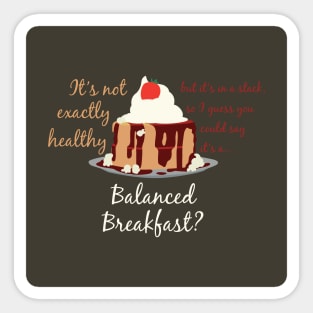 Steven Universe Balanced Breakfast Sticker